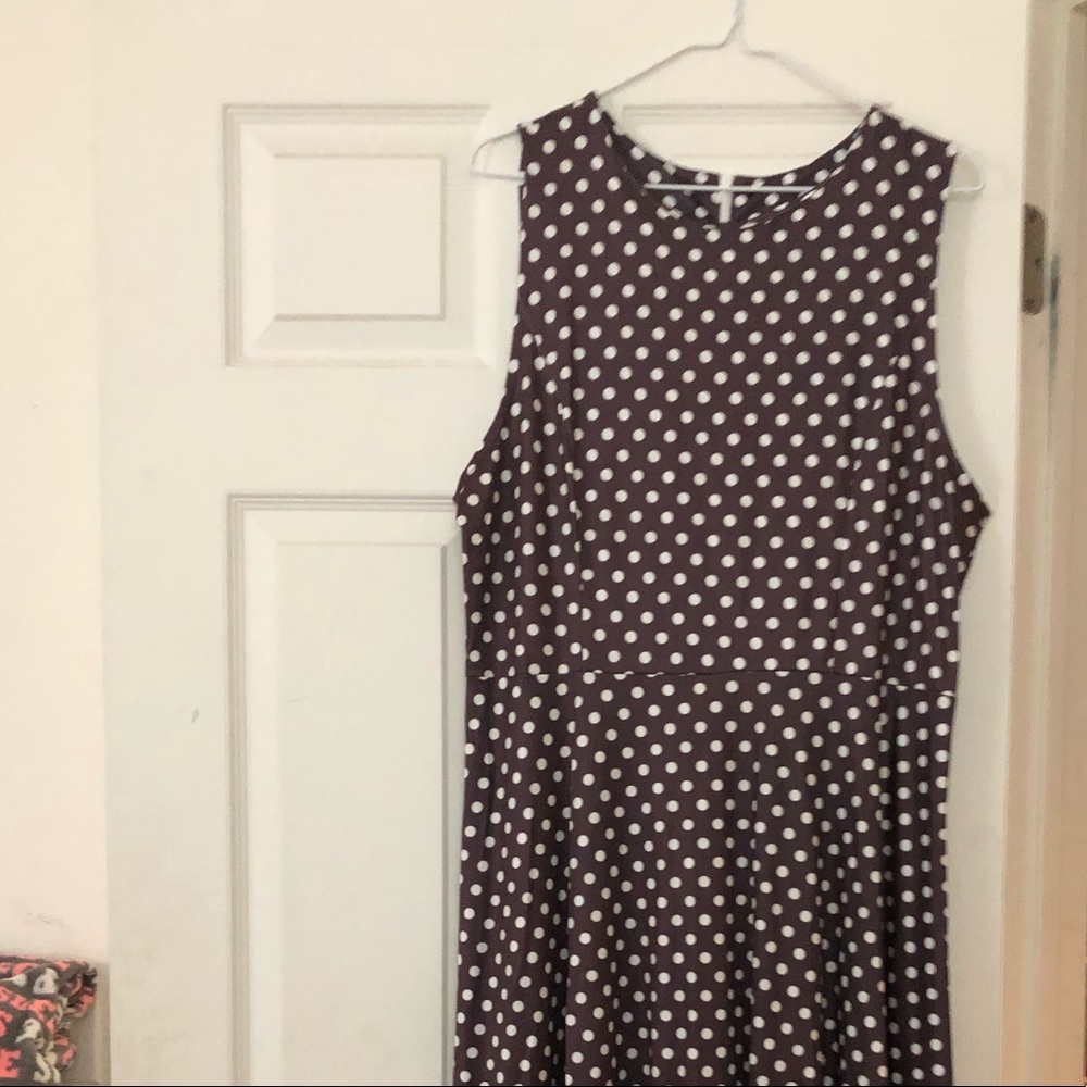 Maxi dotted dress new